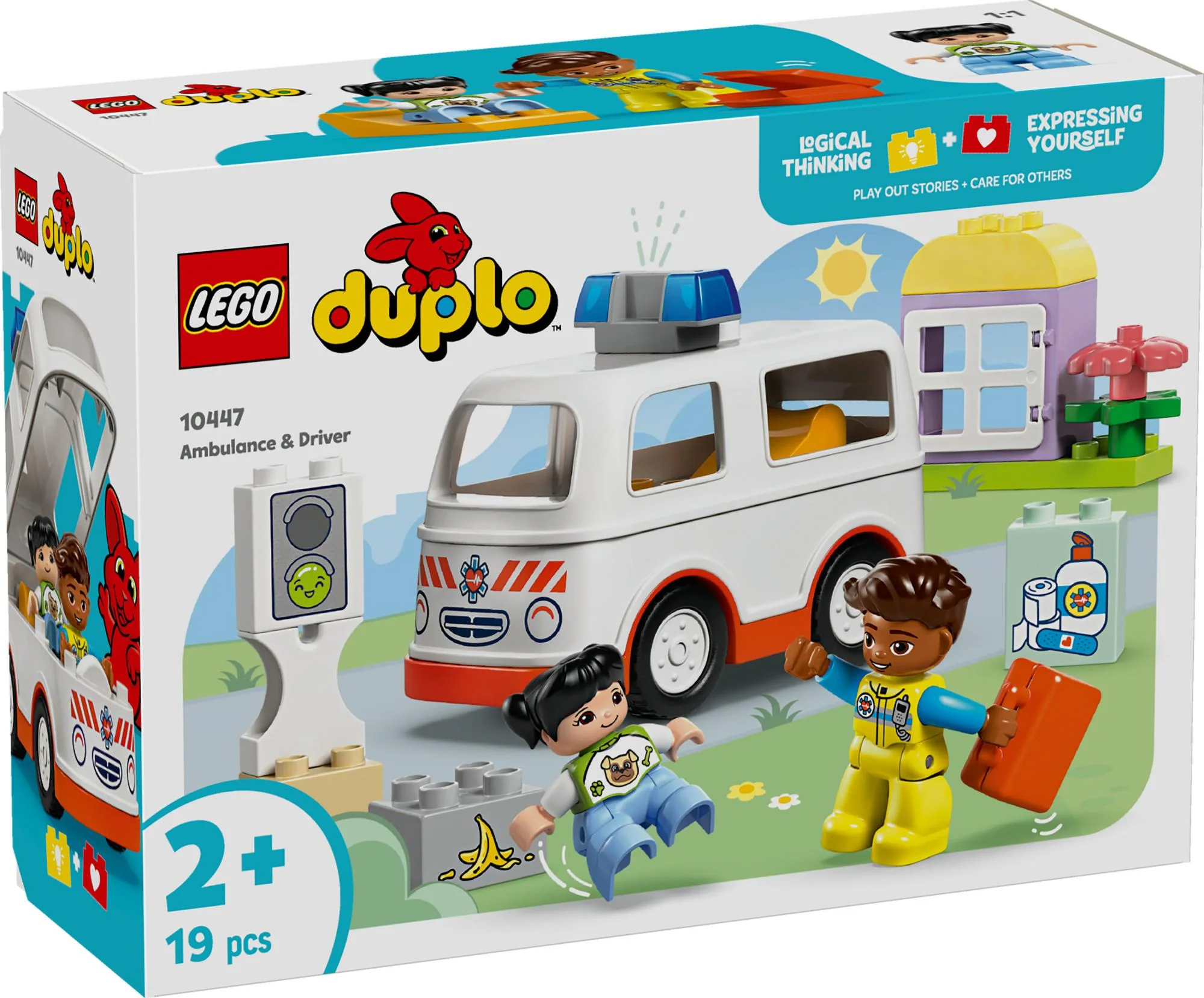 LEGO 10447 DUPLO Town ambulance with driver