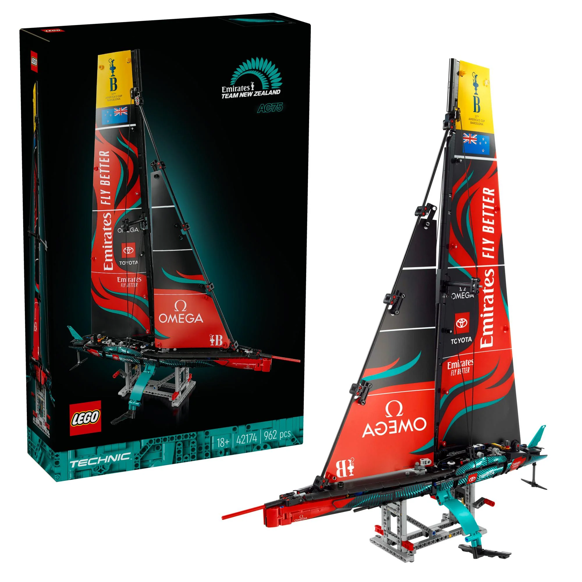 LEGO 42174 Technic Emirates Team New Zealand AC75 Racing Yacht