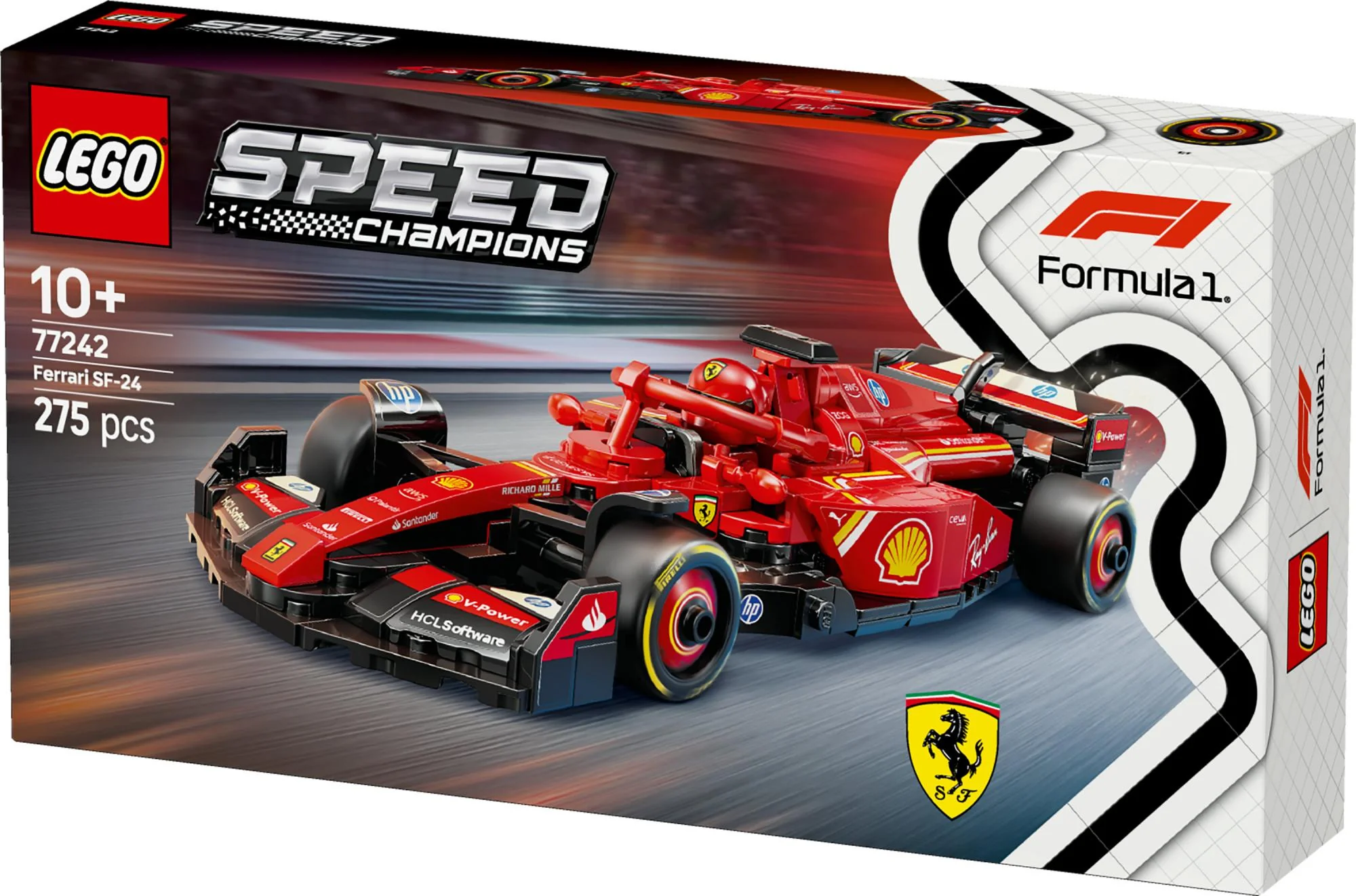LEGO 77242 Speed Champions Ferrari SF-24 F1 Racing Car