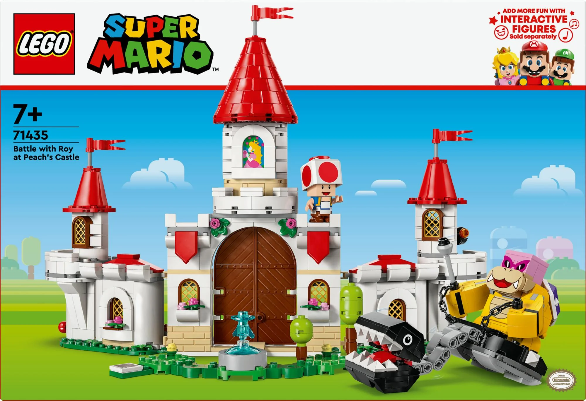 LEGO 71435 Super Mario Showdown with Roy at the Mushroom Palace