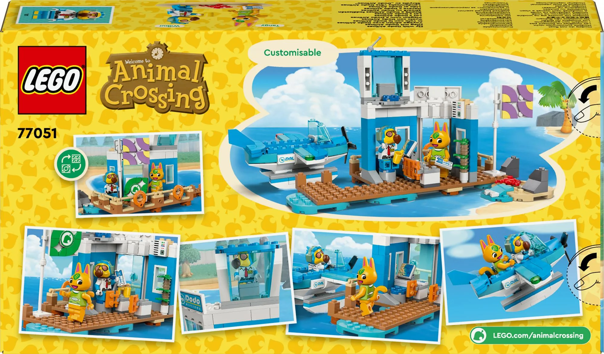 LEGO - Animal Crossing - Fly med Dodo Airlines (77051)