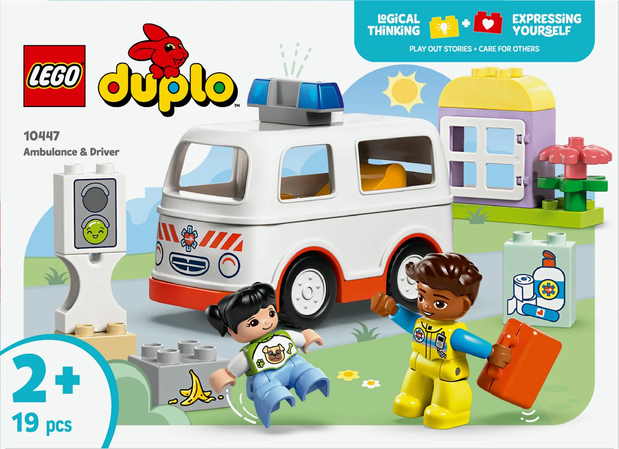 LEGO 10447 DUPLO Town ambulance with driver