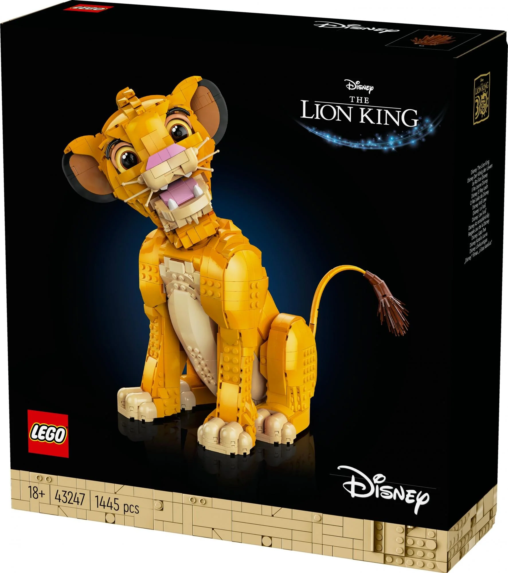 LEGO 43247 Disney Simba. The Young Lion King