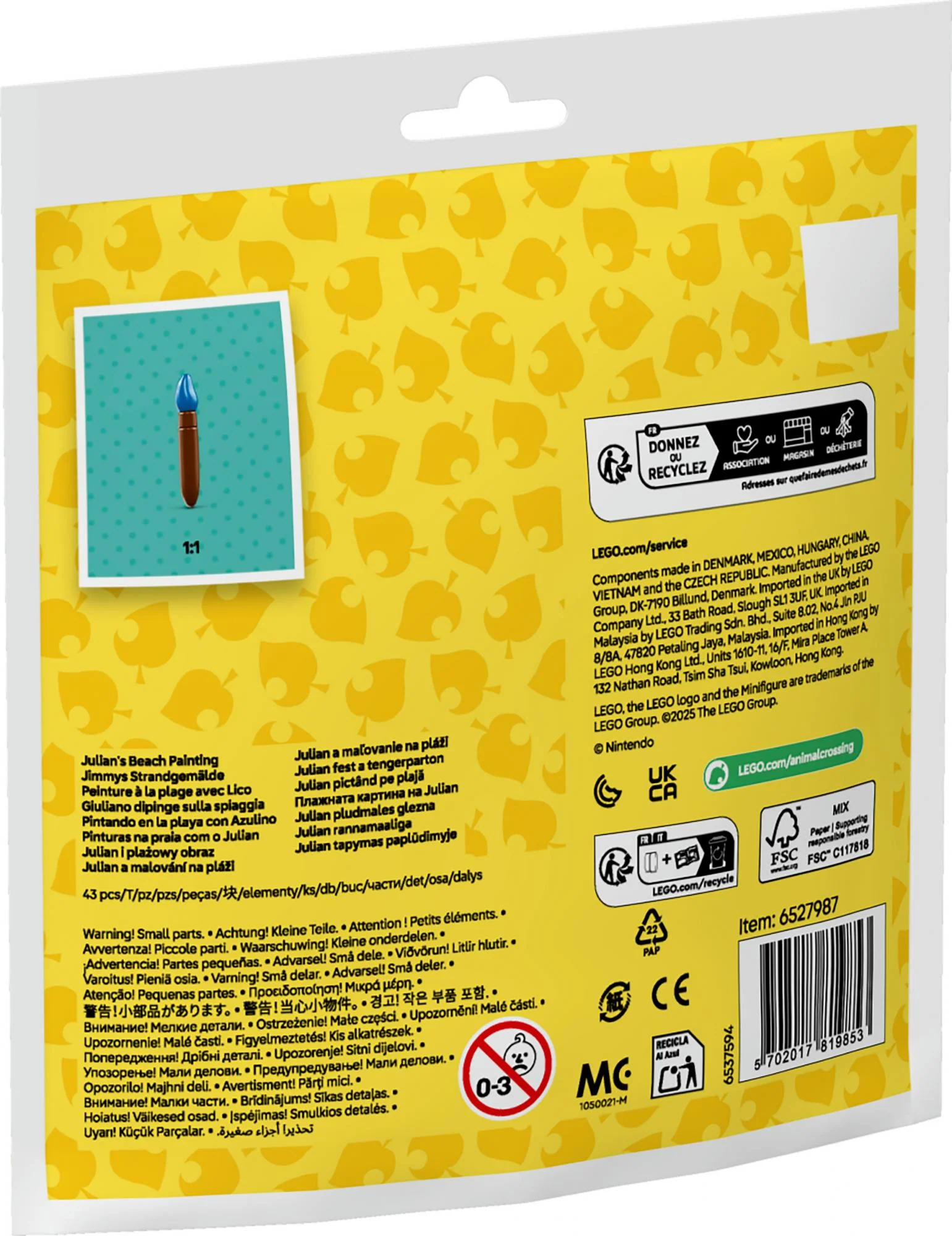 LEGO 30703 Animal Crossing Jimmy's Beach Painting