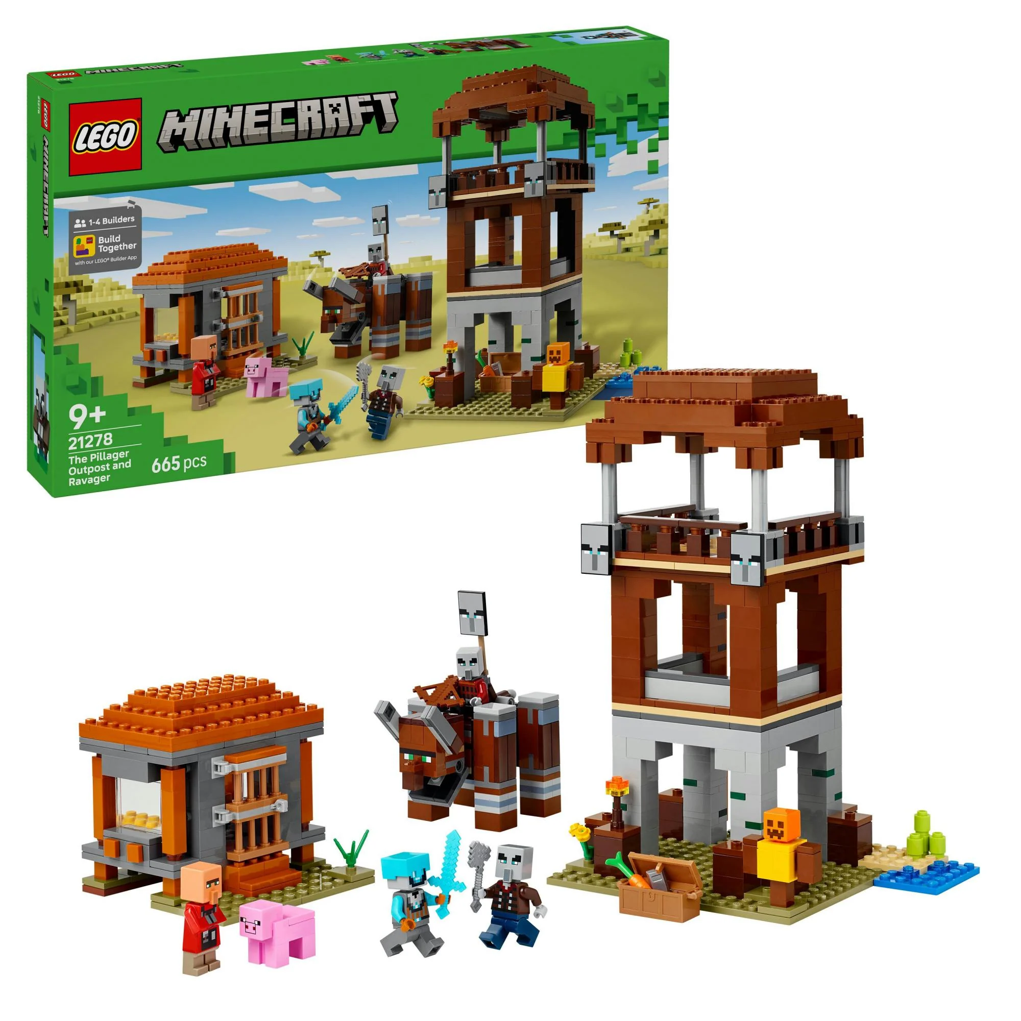 LEGO - Minecraft - The Pillager Outpost and Ravager (21278)