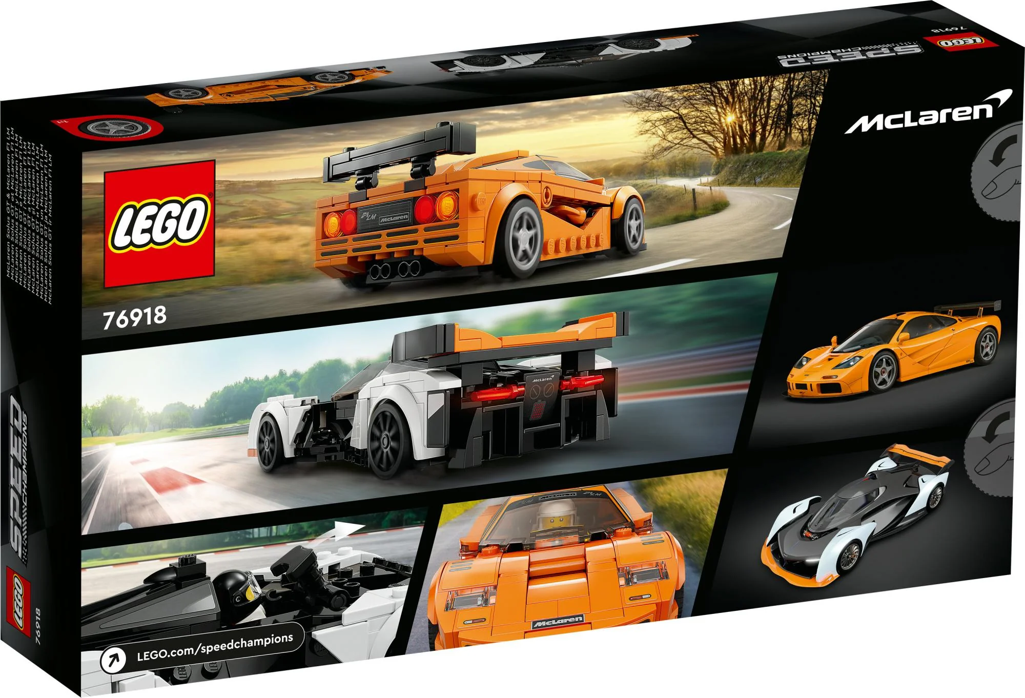 LEGO Speed Champions - McLaren Solus GT & McLaren F1 LM (76918)