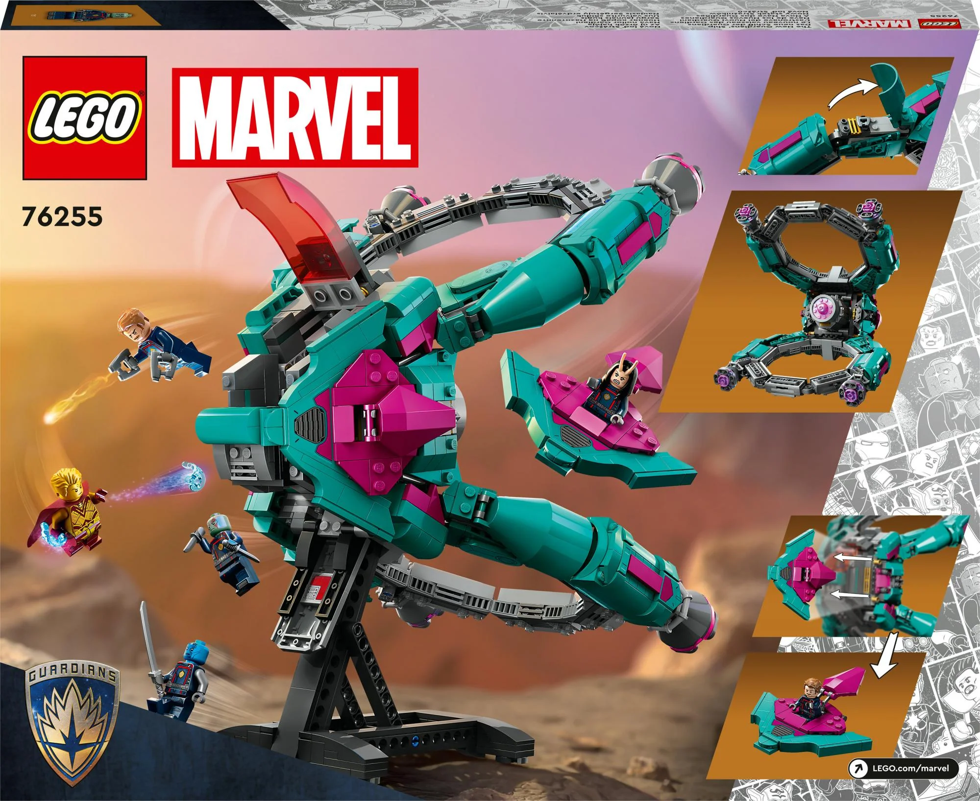 LEGO 76255 Marvel The Guardians New Ship