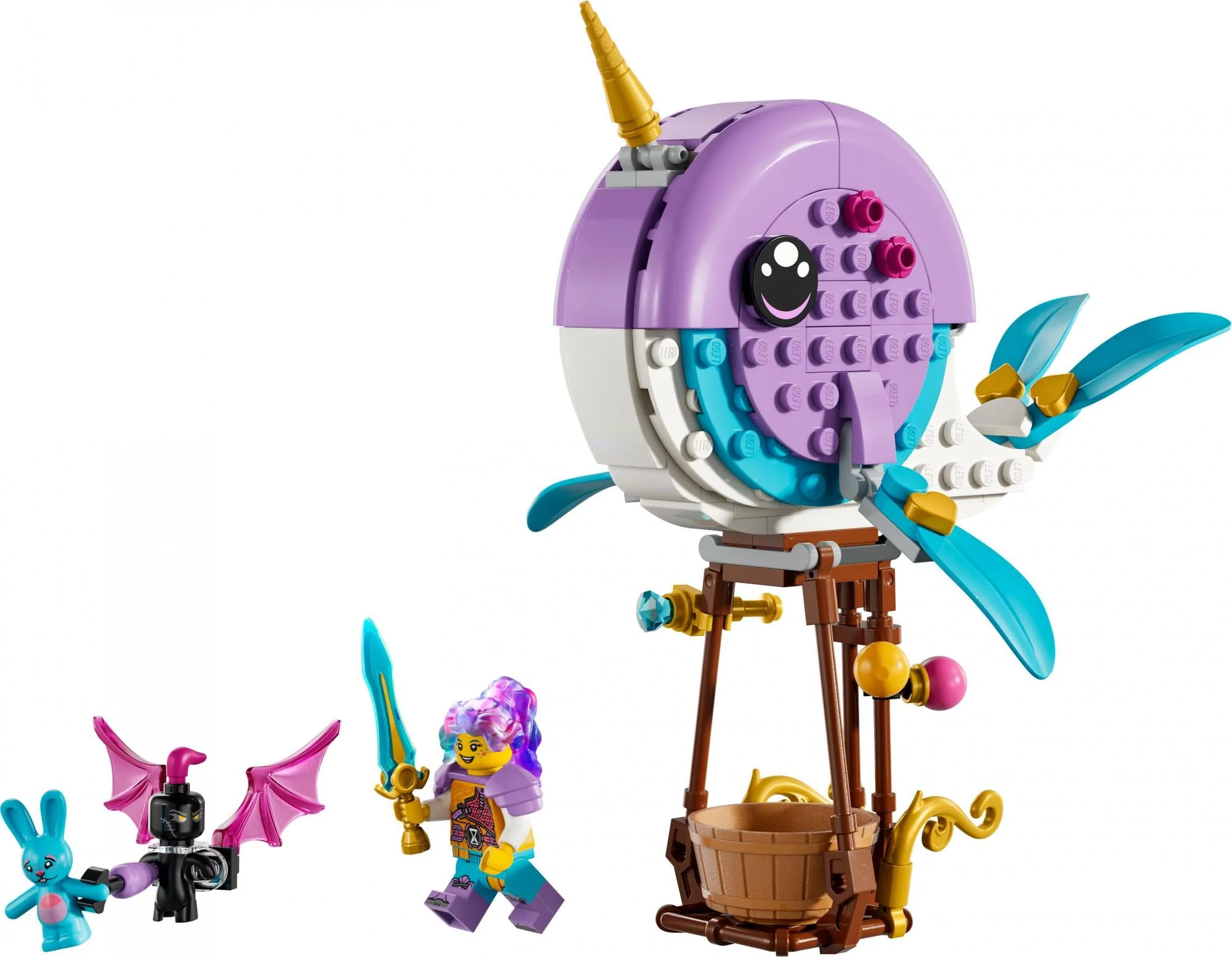 LEGO 71472 DreamZzz Izzie's Narwhal Hot Air Balloon