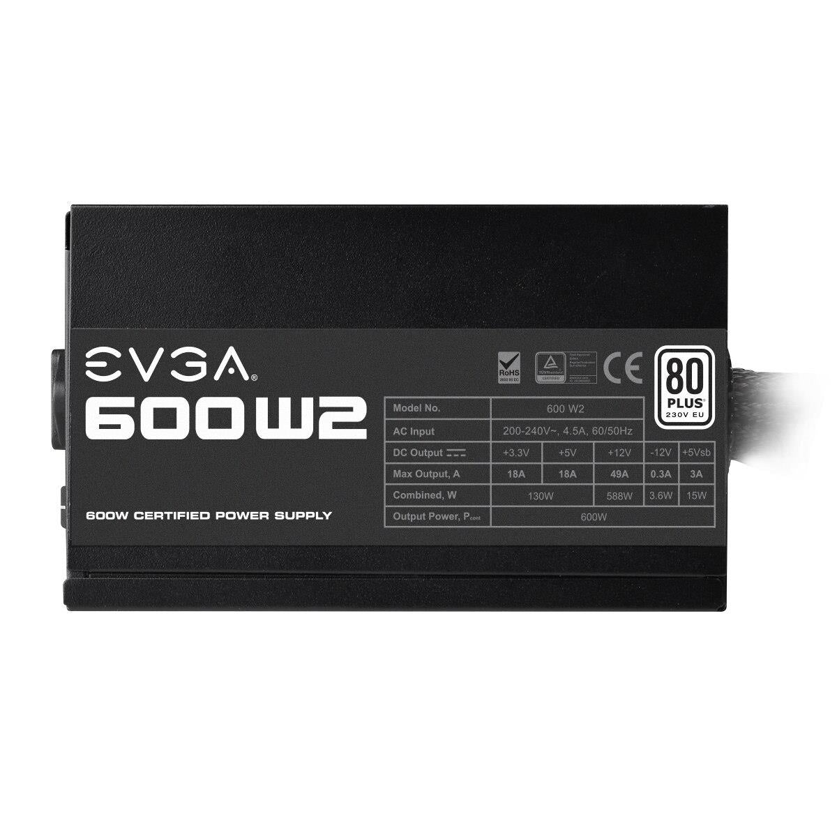EVGA W2 600W 80+ Weiß