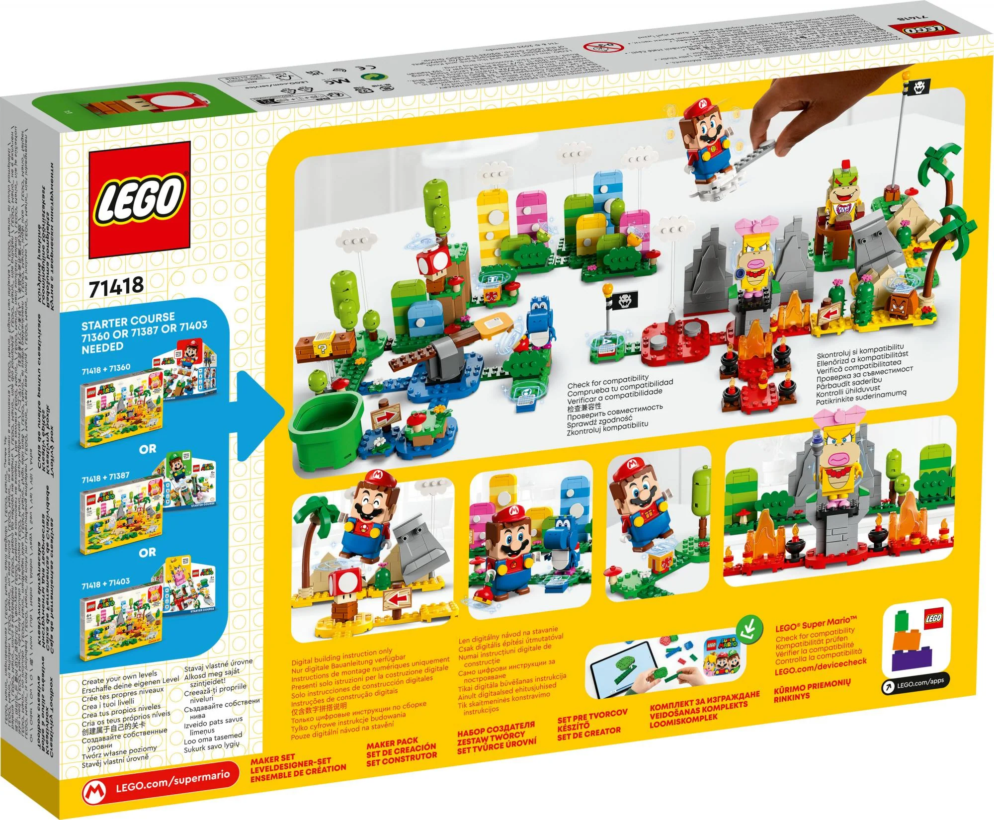 LEGO Super Mario 71418 Creativity Toolbox Maker Set