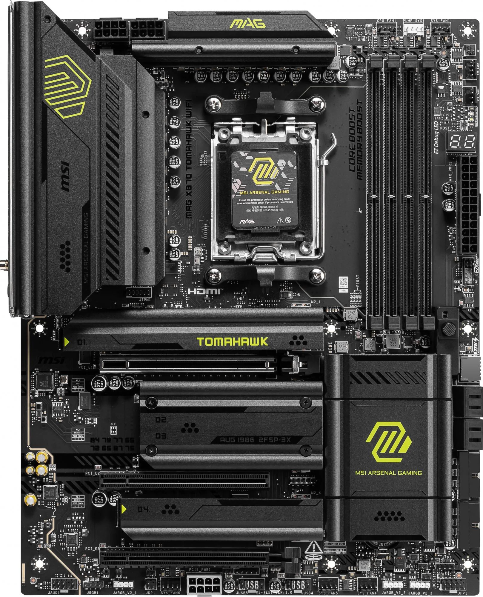 MSI MAG X870 TOMAHAWK WIFI ATX Socket AM5 AMD X870