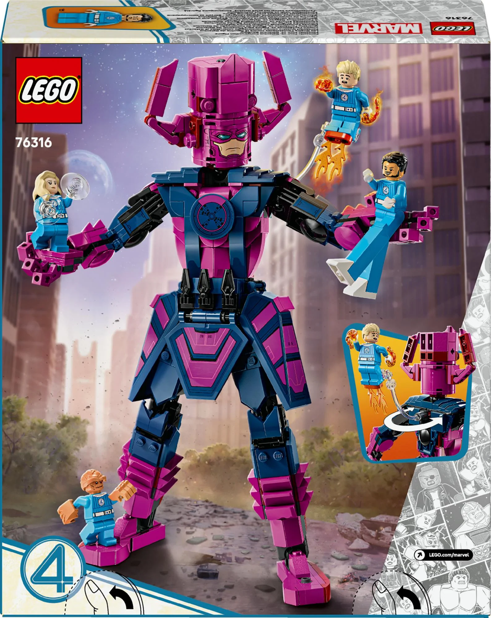 LEGO 76316 Marvel Super Heroes Fantastic Four vs. Galactus building figure