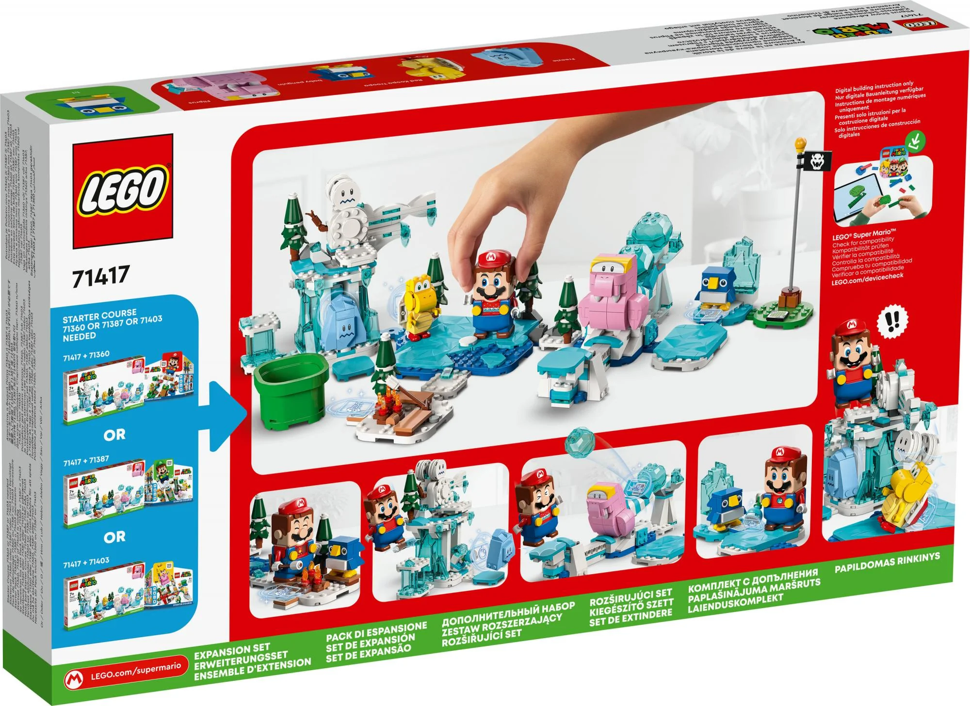 LEGO Super Mario -Fliprus Snow Adventure Expansion Set  (71417)