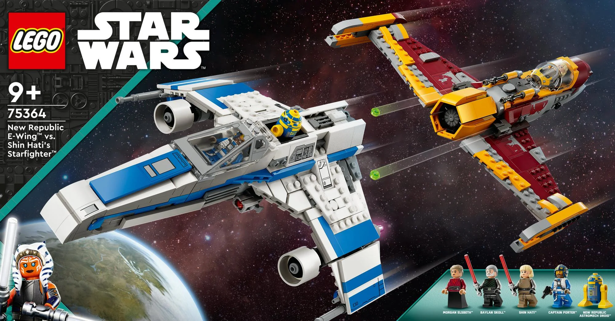 LEGO Star Wars - New Republic E-Wing™ vs. Shin Hati's Starfighter™ (75364)
