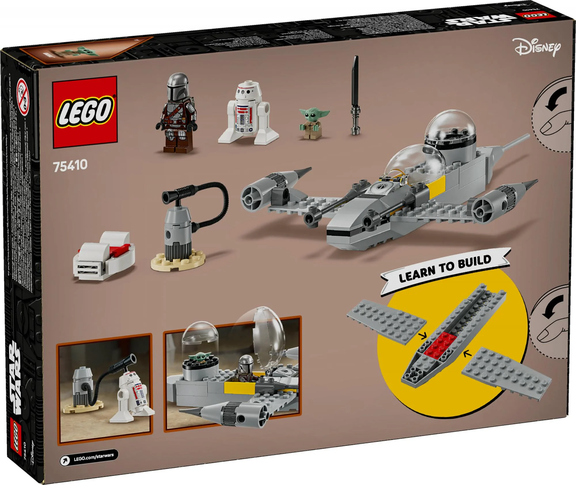 LEGO 75410 Star Wars Mando and Grogu's N-1 Starfighter