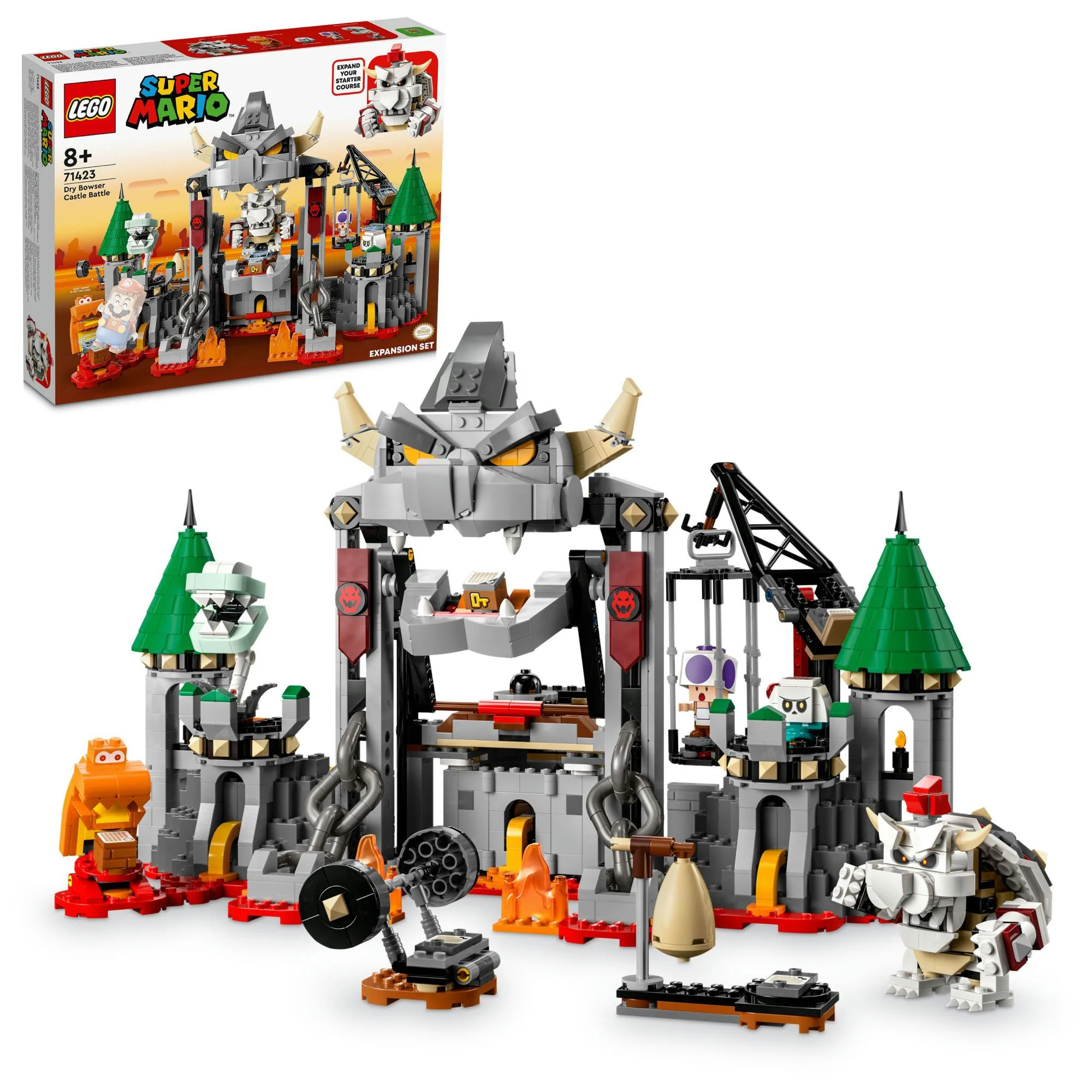 LEGO Super Mario - Dry Bowser Castle Battle Expansion Set (71423)
