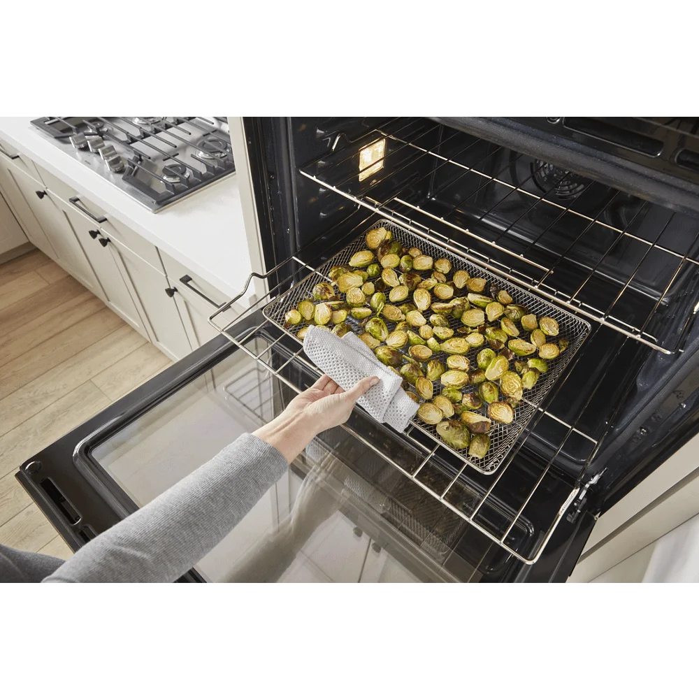 Whirlpool 30 Inch Double Thermal Self Clean Oven WOED5030LB