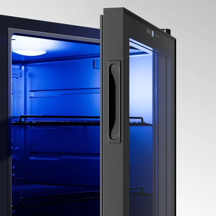 Yeego Beverage Cooler Refrigerator, Freestanding Beverage Fridge with Glass Door,102 Cans