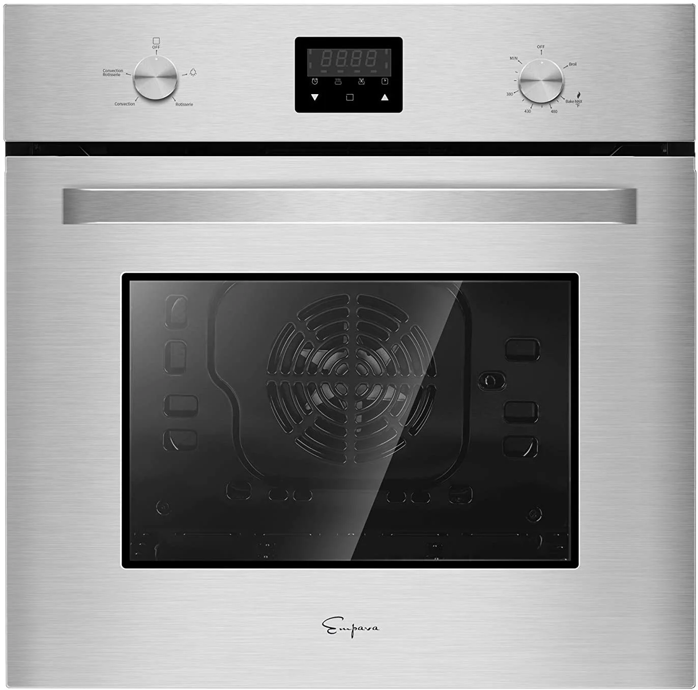 Empava 24 in. 2.3 Cu. Ft. Single Gas Wall Oven 24WO09 - Only For NG Gas