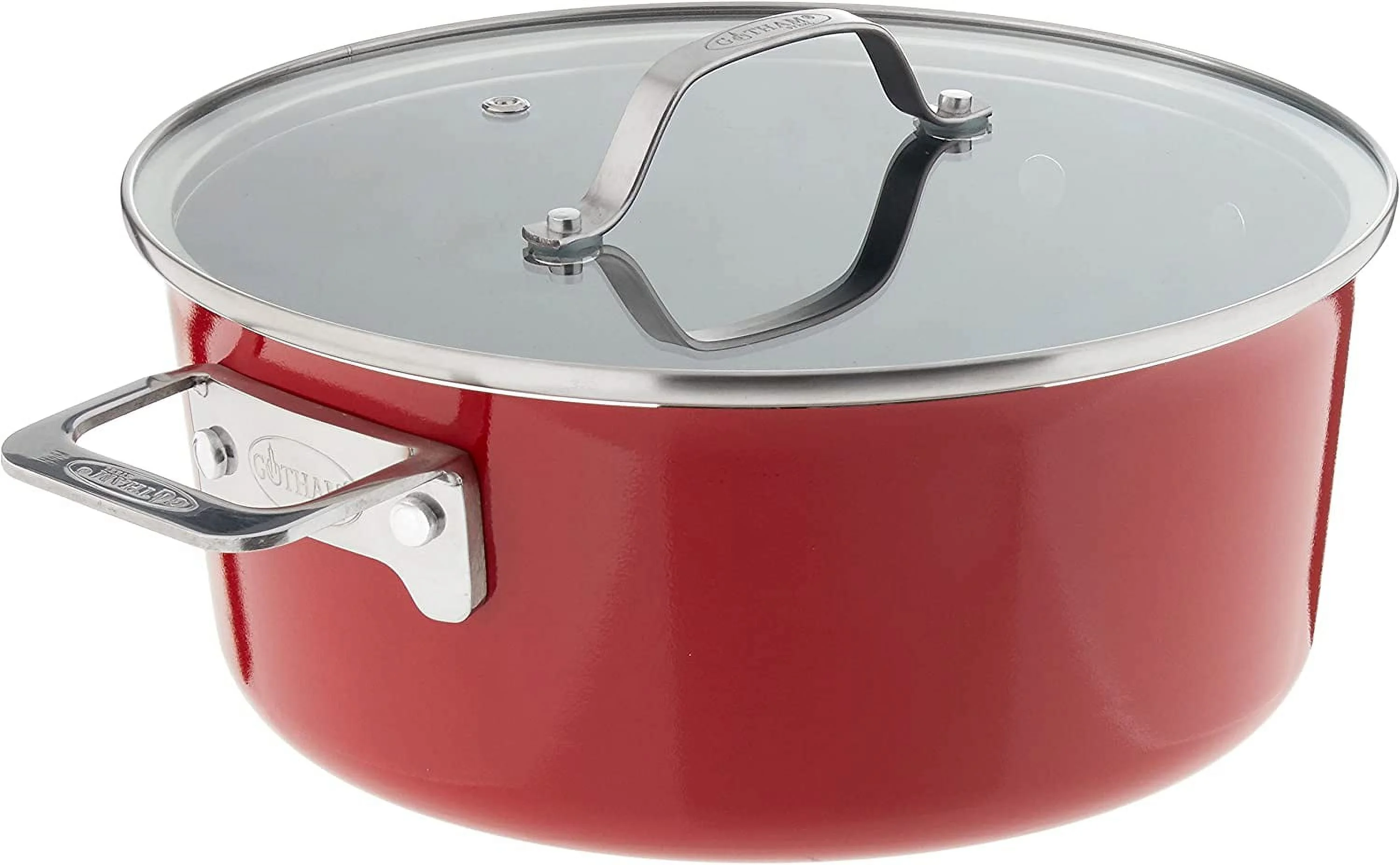 Gotham Steel Stackmaster 10 Pc Copper Pots and Pans Set Non Stick Cookware Set with Kitchen Utensils, Induction Ready, Non Toxic Nesting Design for 50% Space Saving, Oven and Dishwasher Safe