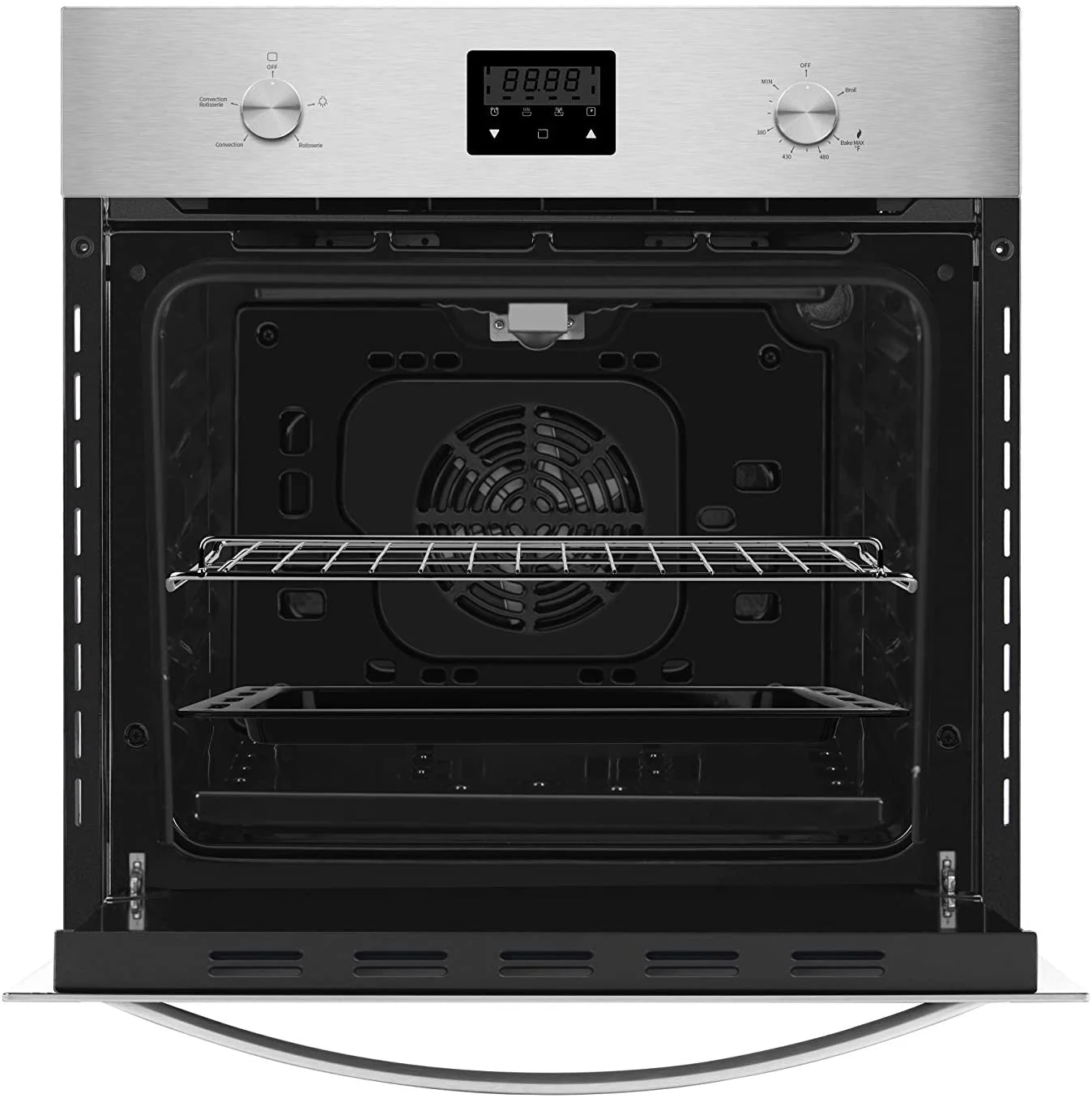 Empava 24 in. 2.3 Cu. Ft. Single Gas Wall Oven 24WO09 - Only For NG Gas