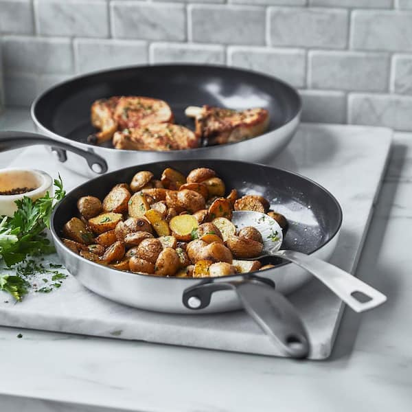 Venice Pro Noir Tri-Ply Stainless Steel Healthy Ceramic Nonstick 13 Piece Cookware Pots and Pans Set