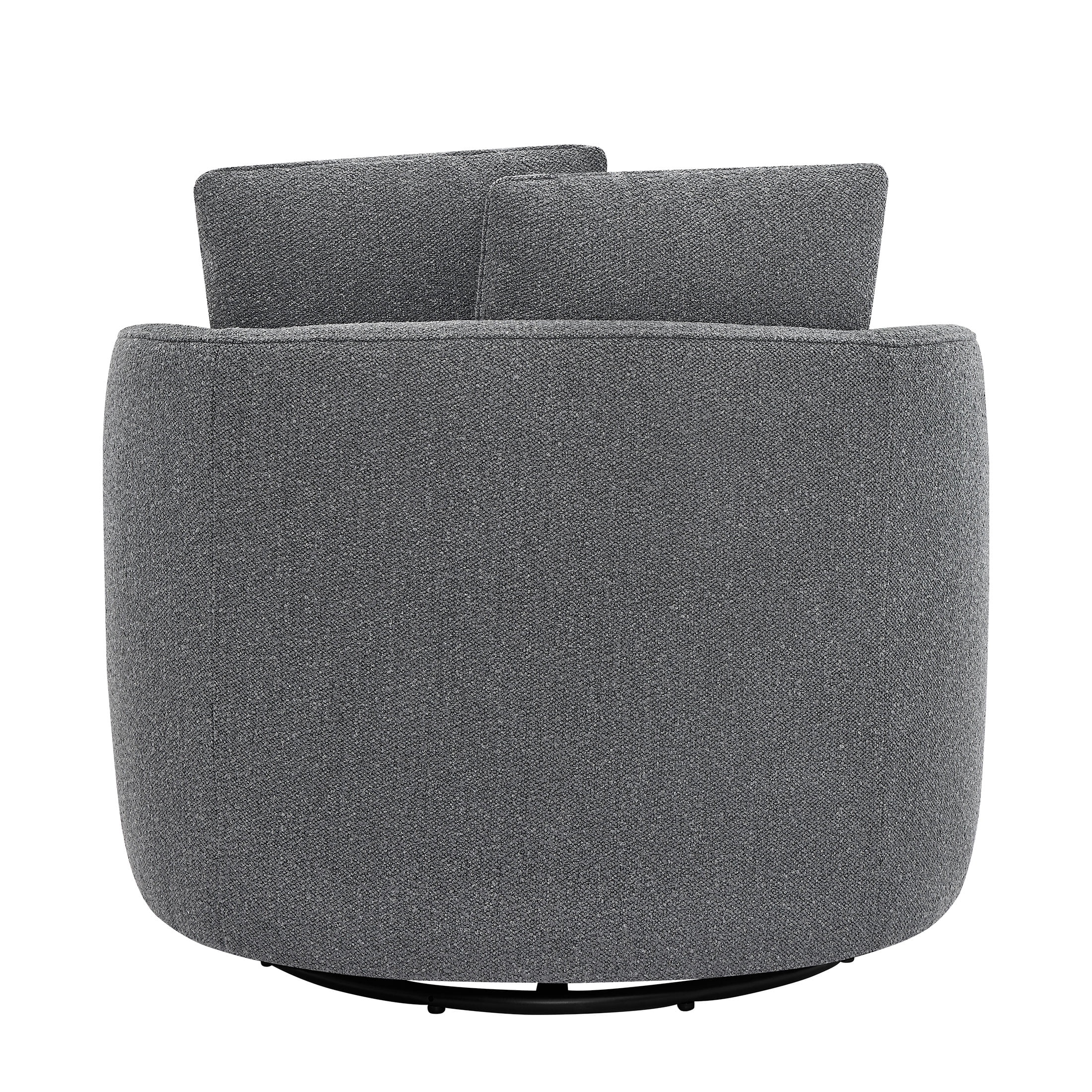 Beautiful Drew Kids Accent Chair by Drew Barrymore, Cornflower Bouclé Fabric