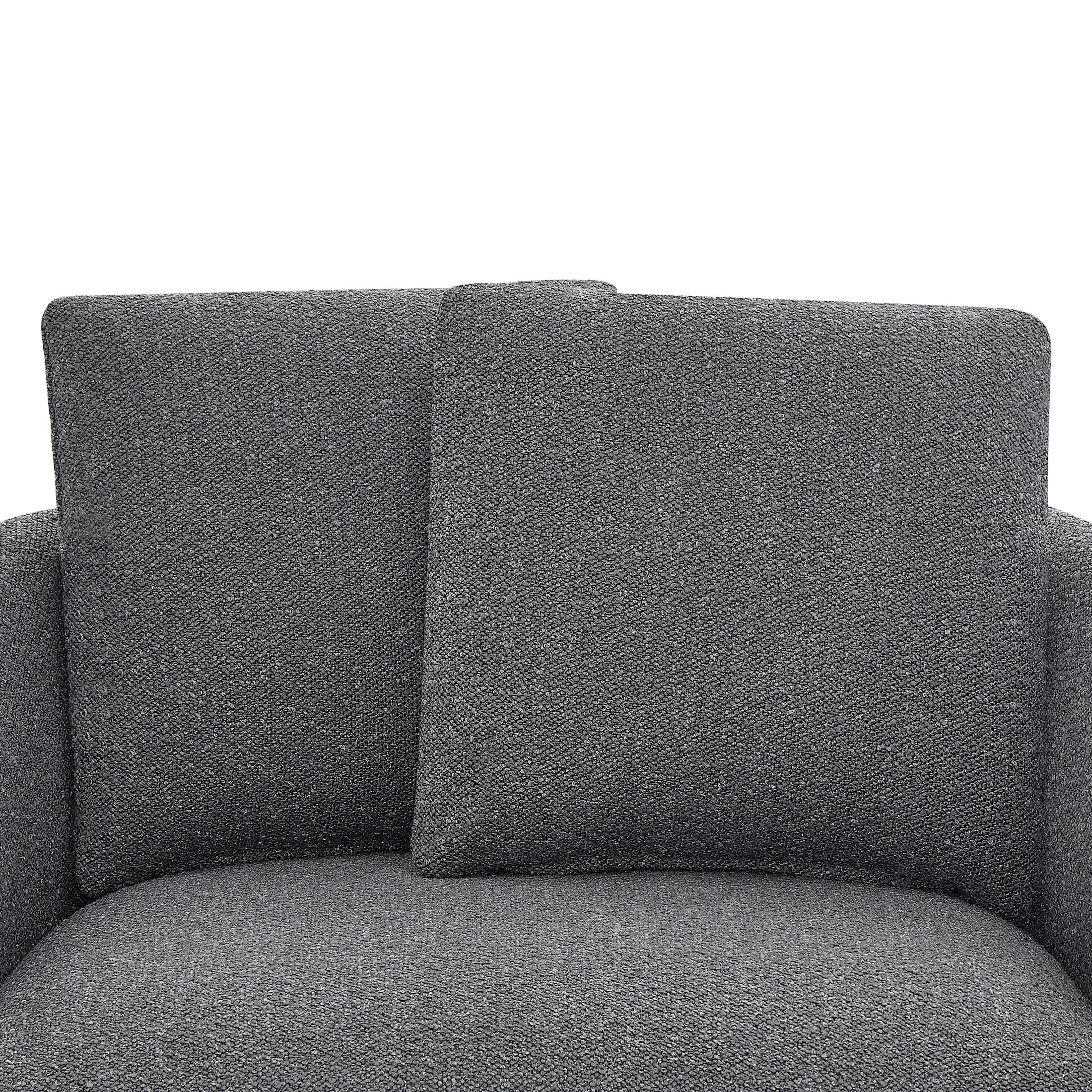 Beautiful Drew Kids Accent Chair by Drew Barrymore, Cornflower Bouclé Fabric