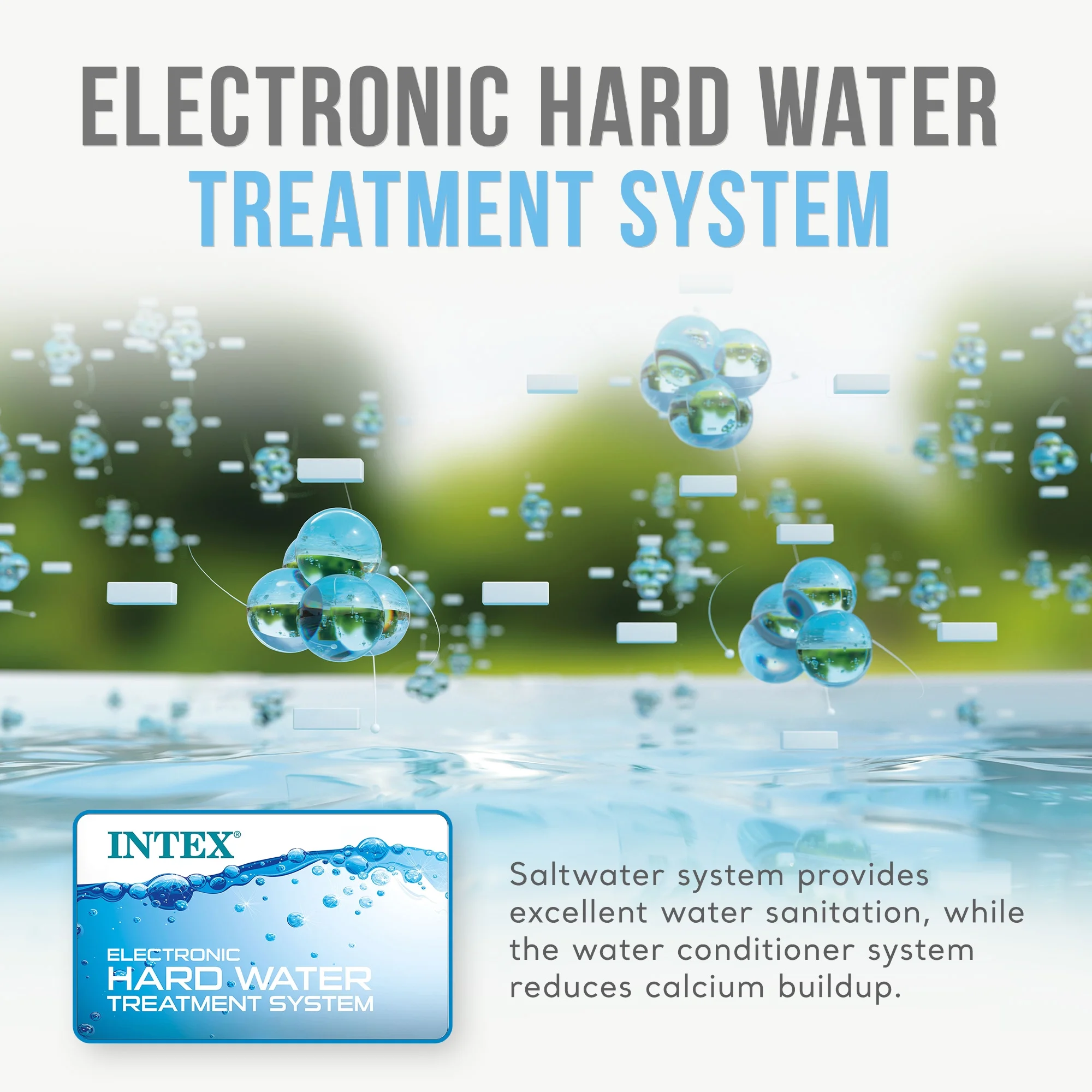 Intex PureSpa 6 Person Bubble Massage Inflatable Hot Tub Spa Set