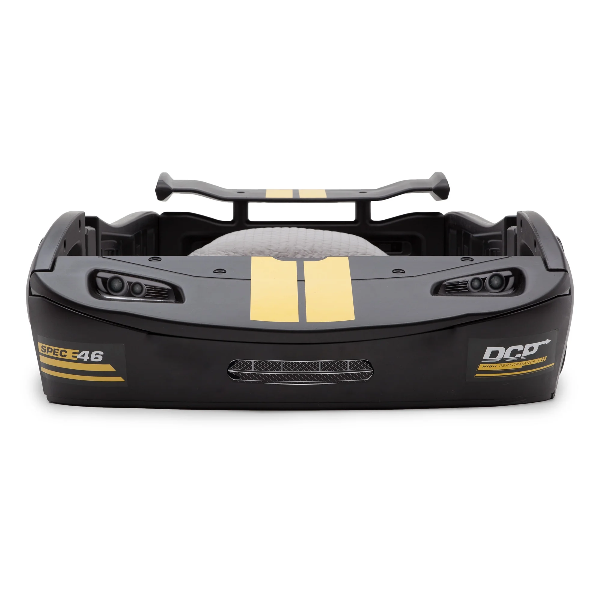 Delta Children Turbo Race Car Twin Bed, Blue