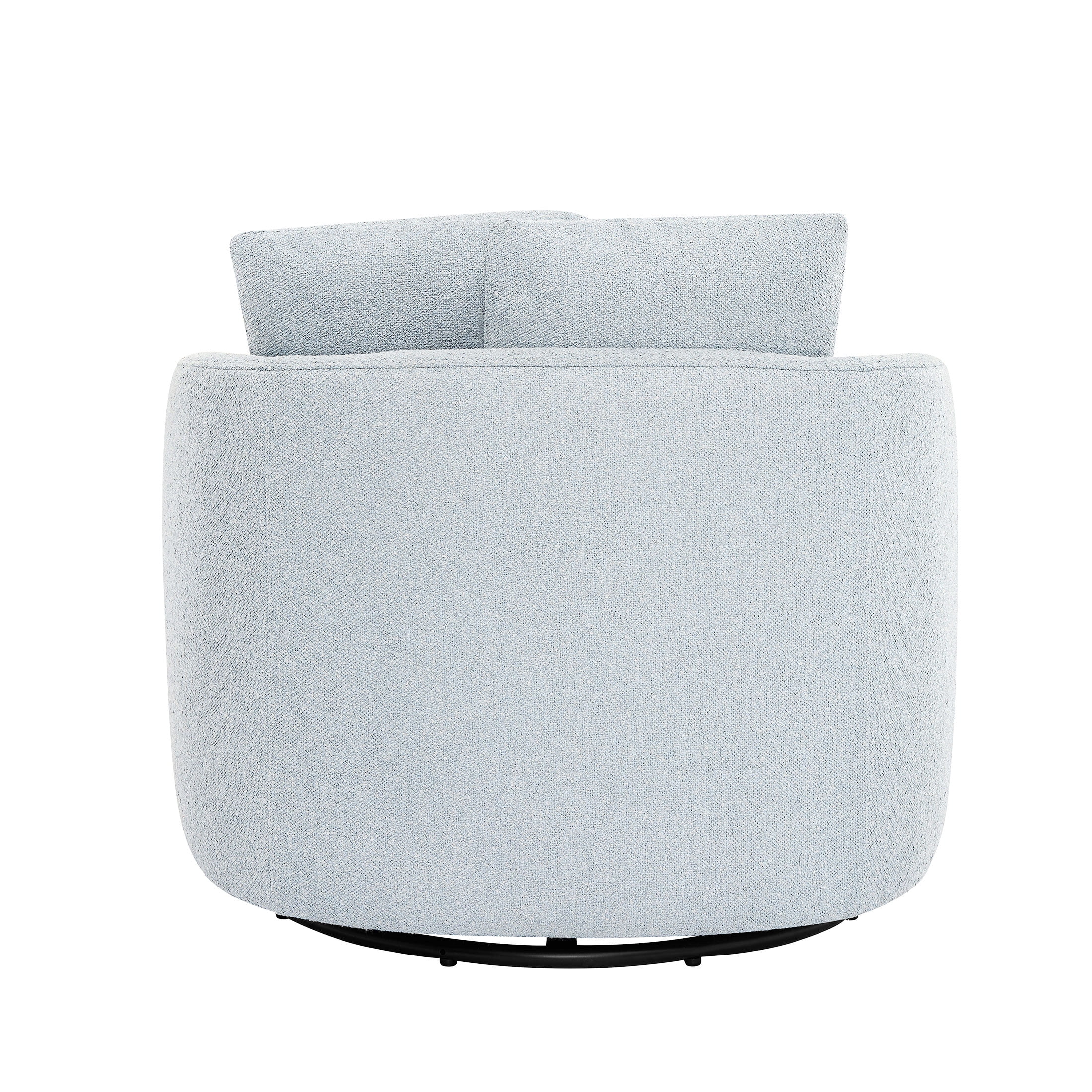 Beautiful Drew Kids Accent Chair by Drew Barrymore, Cornflower Bouclé Fabric