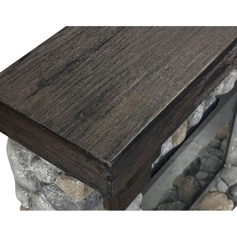 FESTIVO 44 in. Freestanding Electric Fireplace in Gray