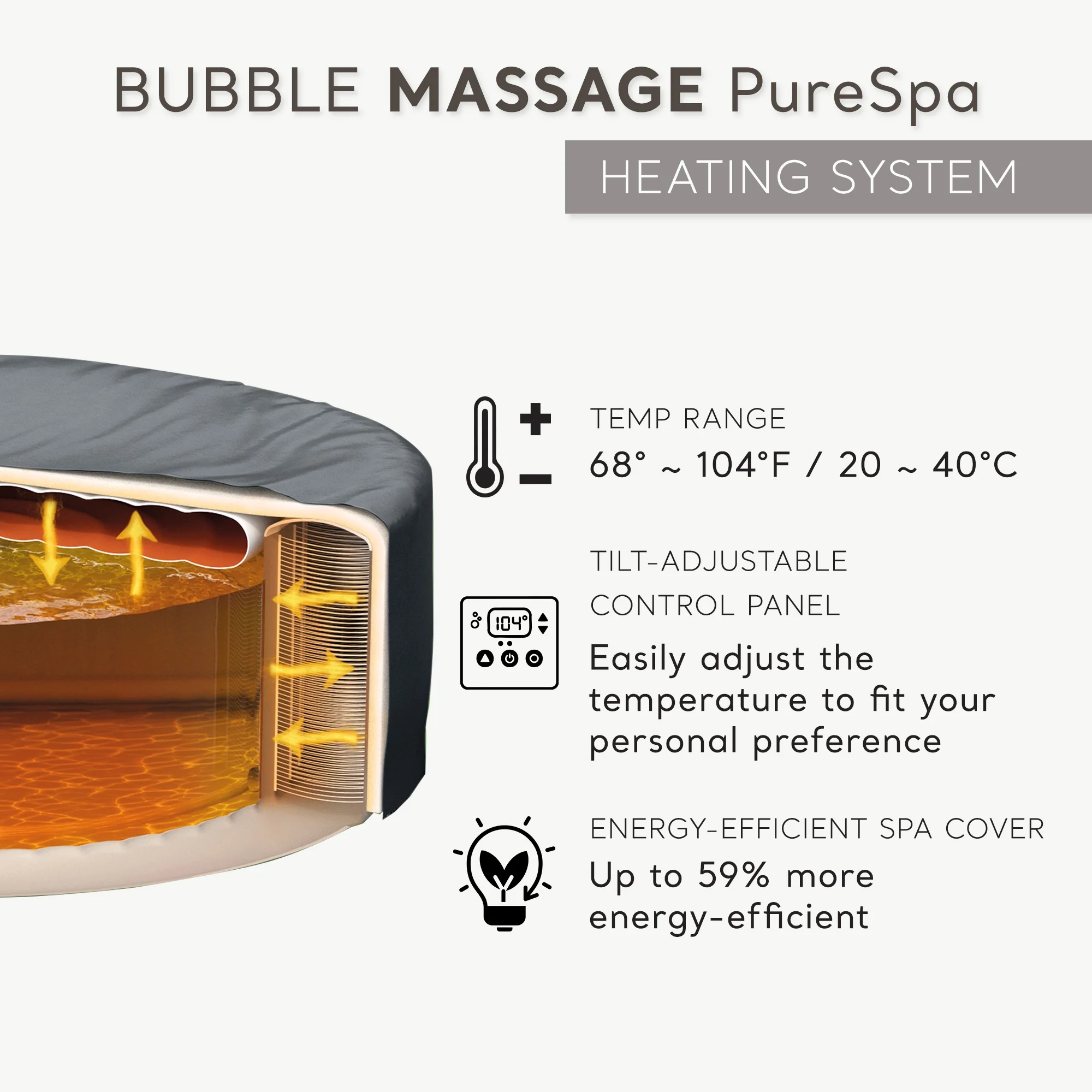 Intex PureSpa 6 Person Bubble Massage Inflatable Hot Tub Spa Set