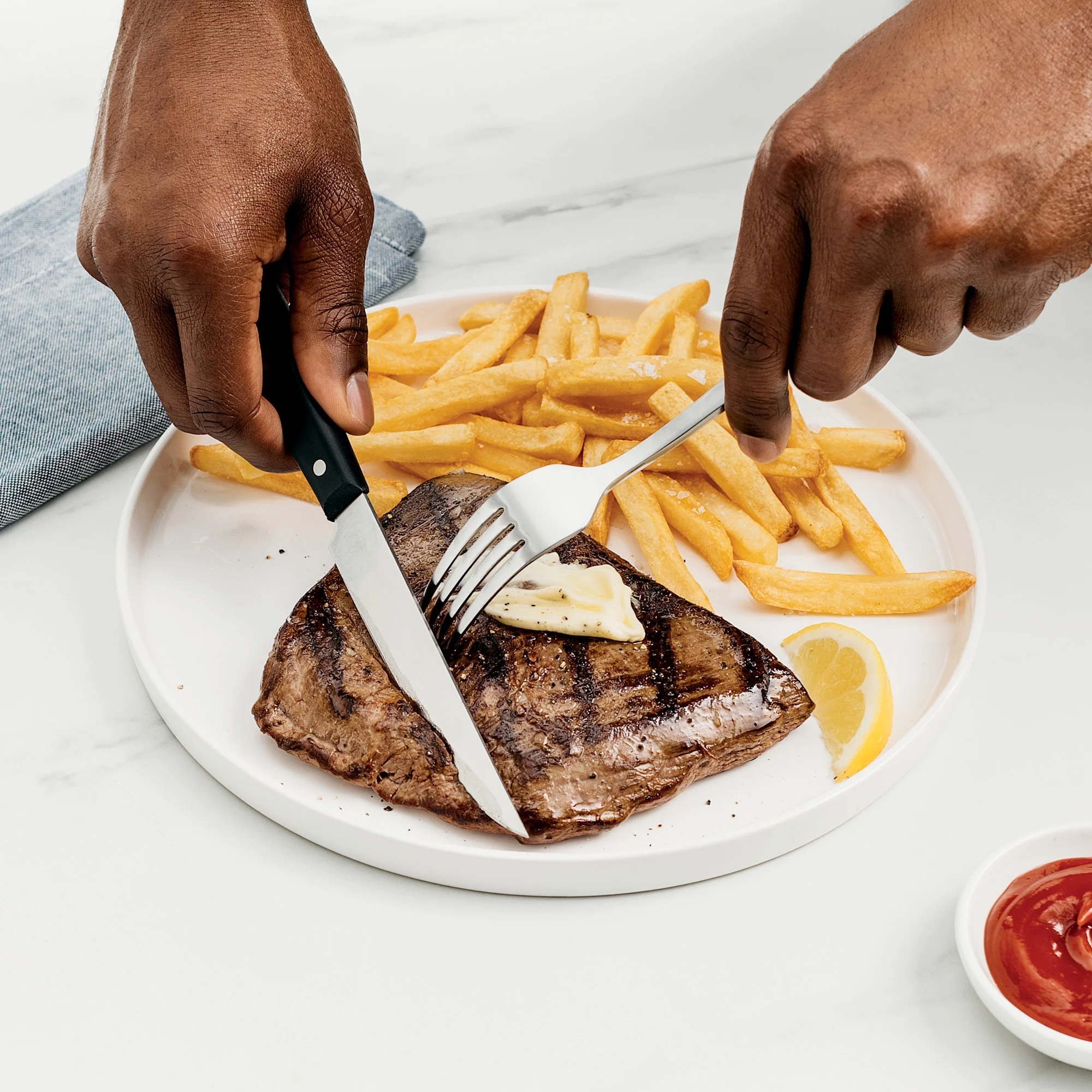 Ninja Foodi NeverDull 10-Piece Stainless Steel Essential Knife System with Sharpener, K12010 Black/Gray