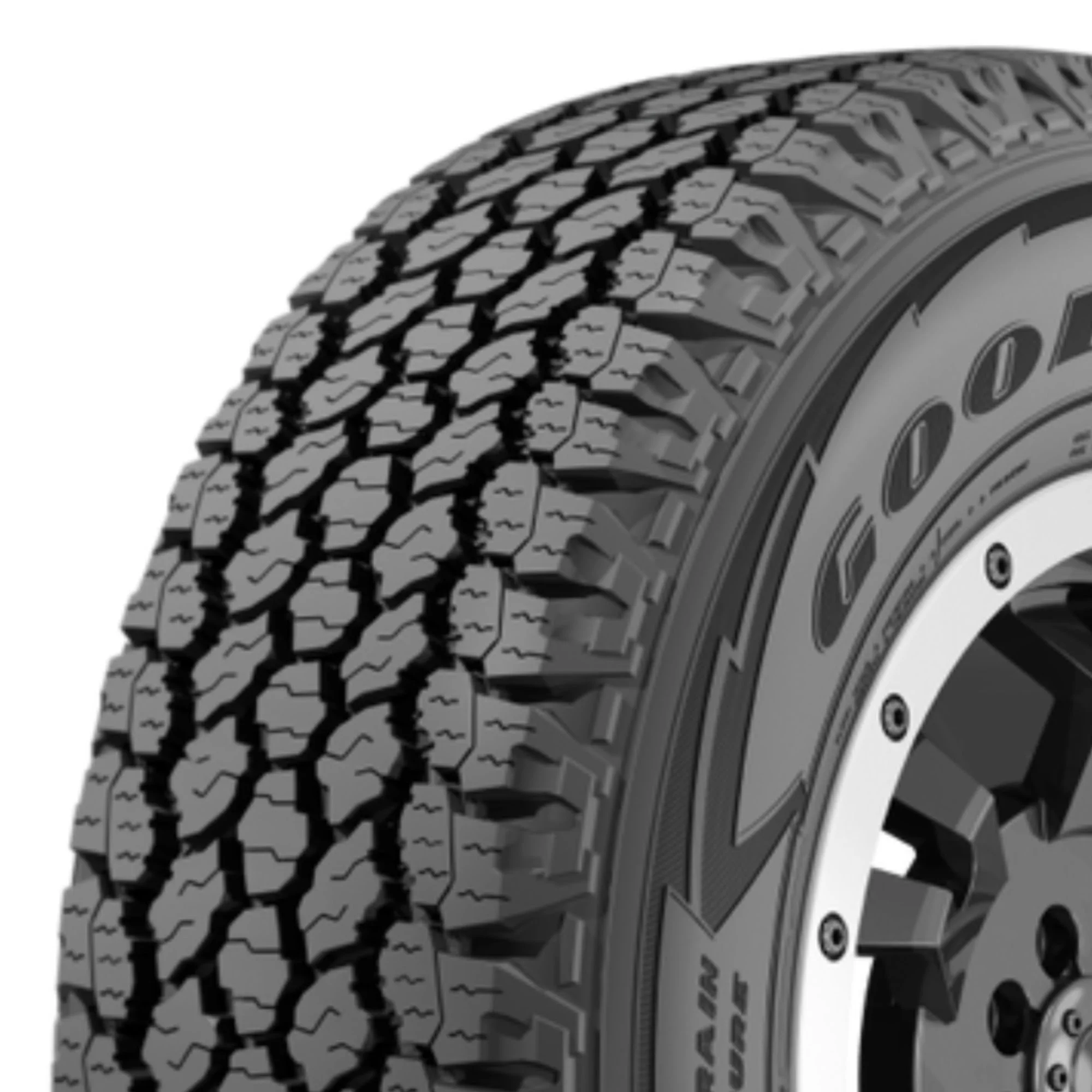 Goodyear Wrangler All-Terrain Adventure with Kevlar All Terrain LT245/75R16 120/116S E Light Truck Tire