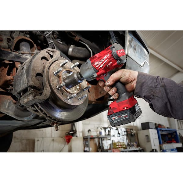 M18 FUEL 18V Lithium-Ion Brushless Cordless 1/2 in. and 3/8 in. Impact Wrench with Friction Ring Kit (2-Tool)