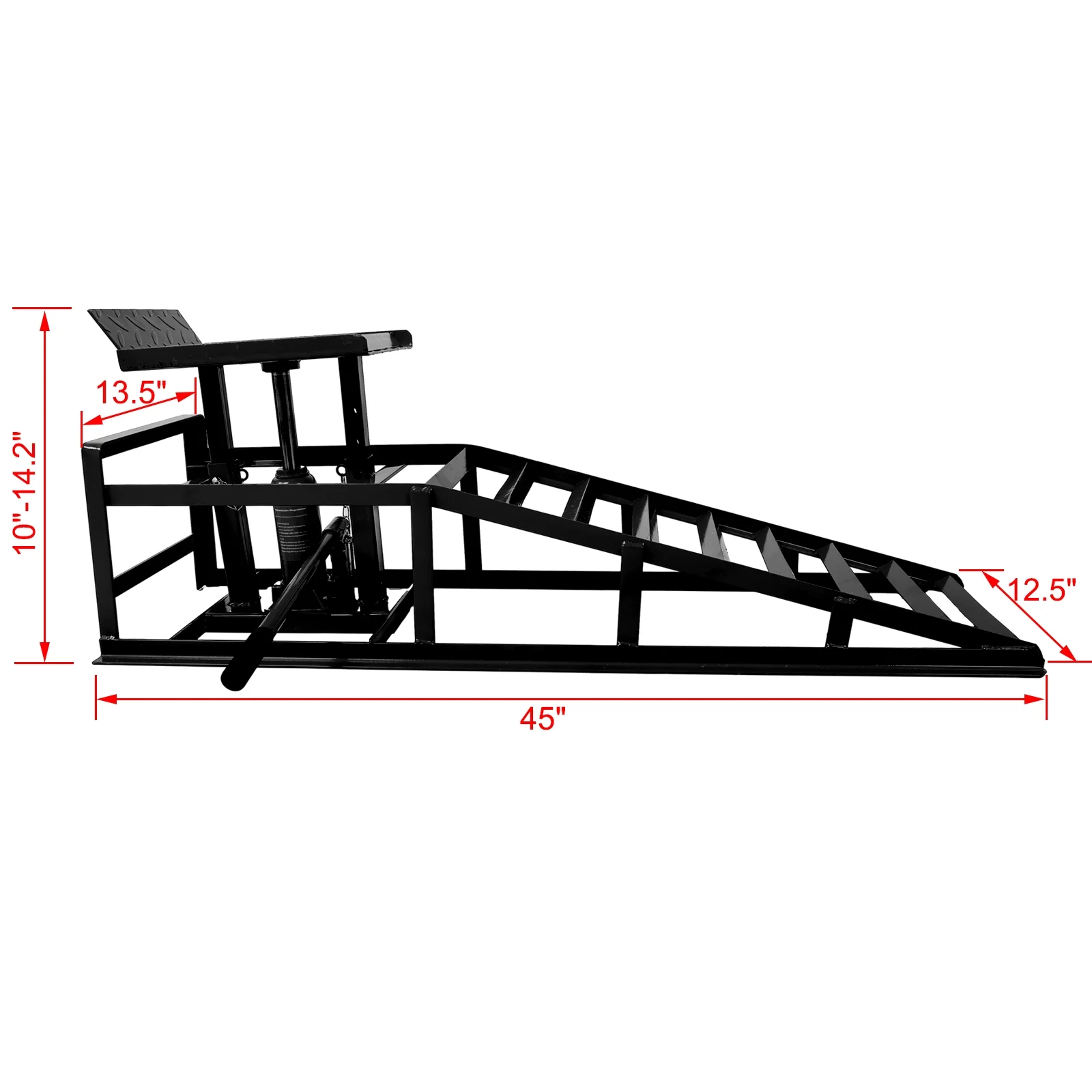 Riedhoff Hydraulic Car Ramps 2 Pack, 11000 LBS Max, Lift Height 9.48