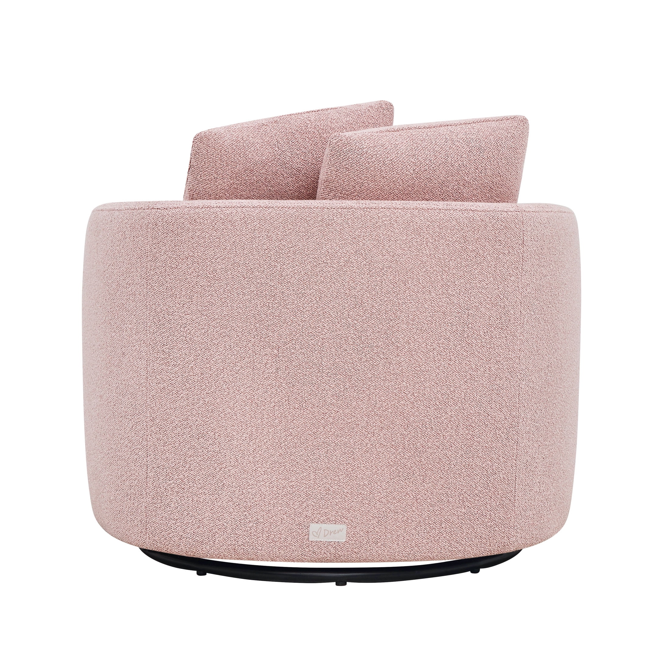 Beautiful Drew Kids Accent Chair by Drew Barrymore, Cornflower Bouclé Fabric