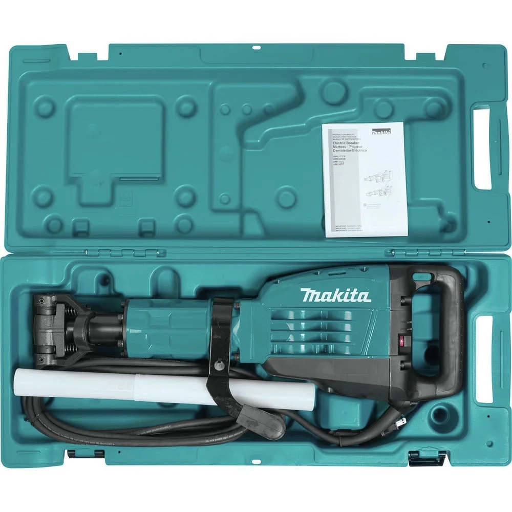 Makita Demolition Hammer, 1 1/8 In Hex, 35 Lb HM1307CB