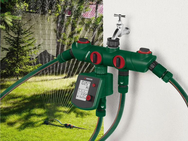 PARKSIDE® Distributeur 4 voies et embout de robinet