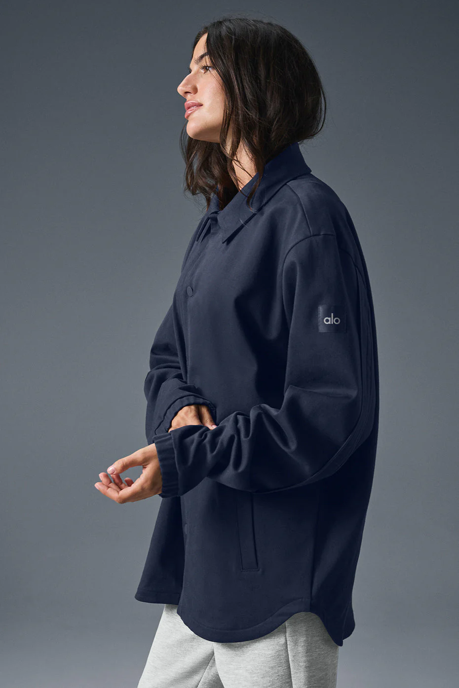 Edition Sueded Jacket - Navy