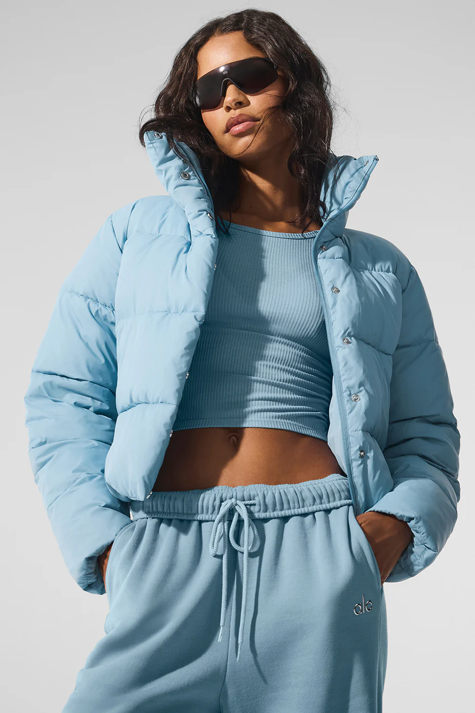 Gold Rush Puffer - Celestial Blue