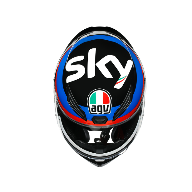 K1 REPLICA ECE DOT - VR46 SKY RACING TEAM BLACK/RED