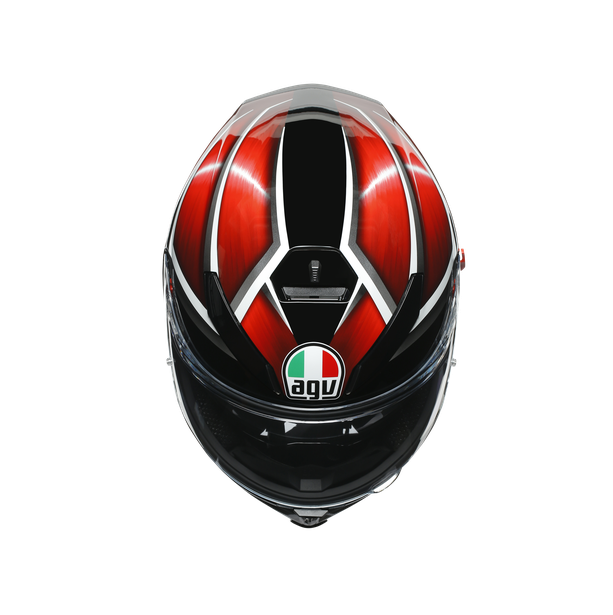 K5 S MULTI ECE DOT - TEMPEST BLACK/RED