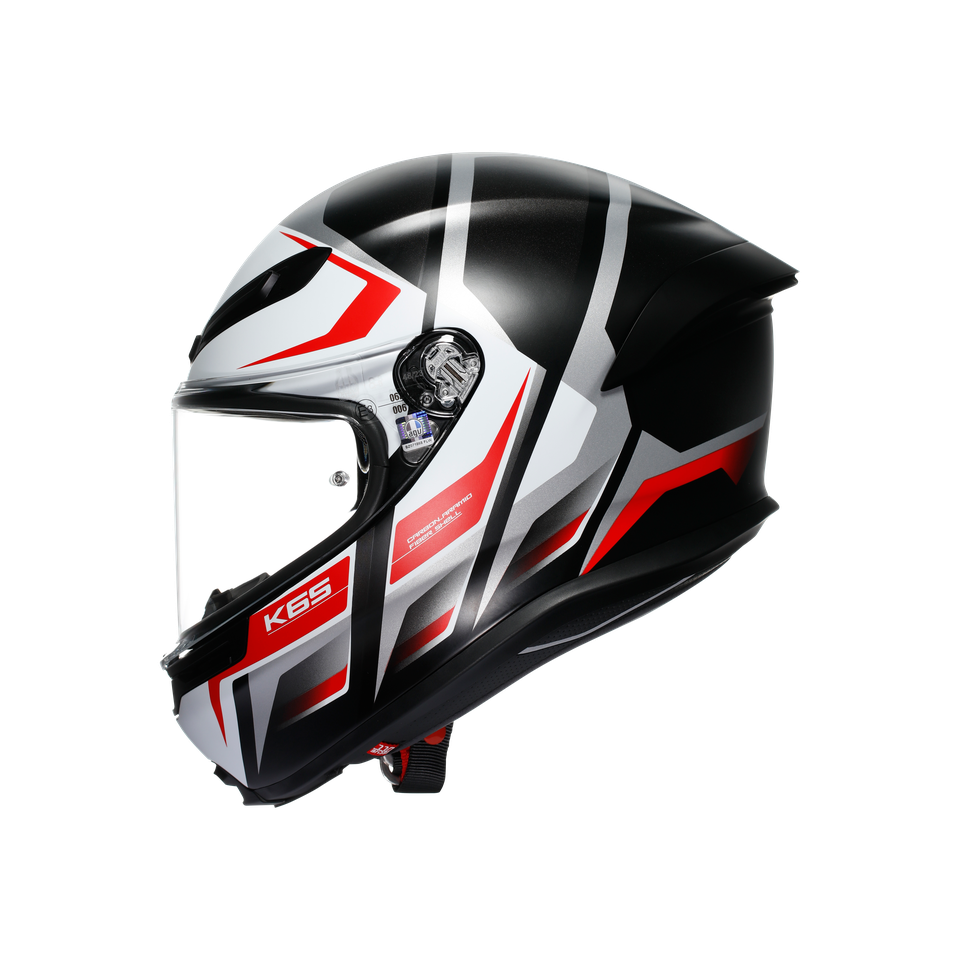 K6 S E2206 - KARVE MATT BLACK/WHITE/RED