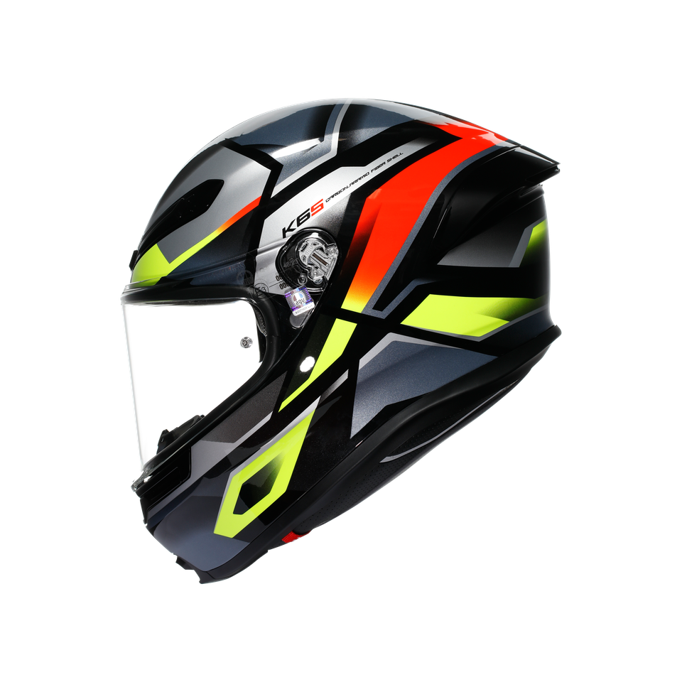 K6 S E2206 - ERAZER BLACK/RED/YELLOW FLUO