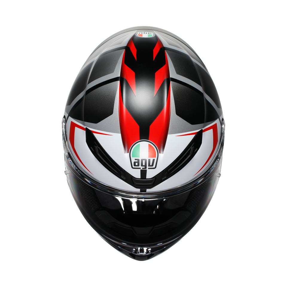 K6 S E2206 - KARVE MATT BLACK/WHITE/RED