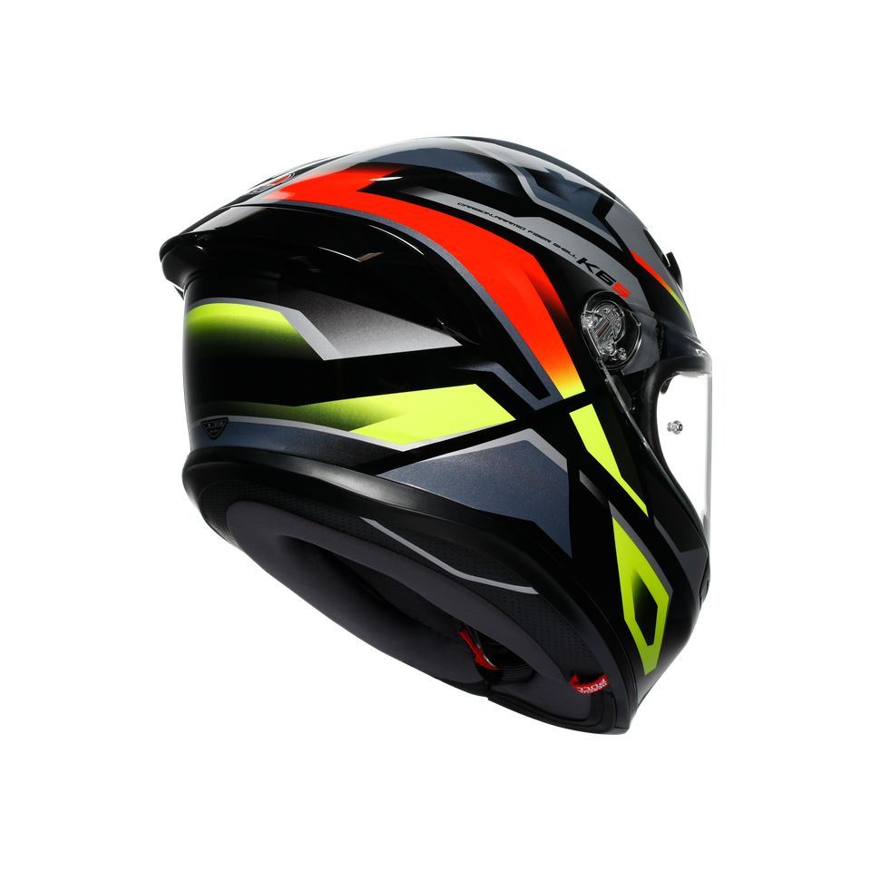 K6 S E2206 - ERAZER BLACK/RED/YELLOW FLUO