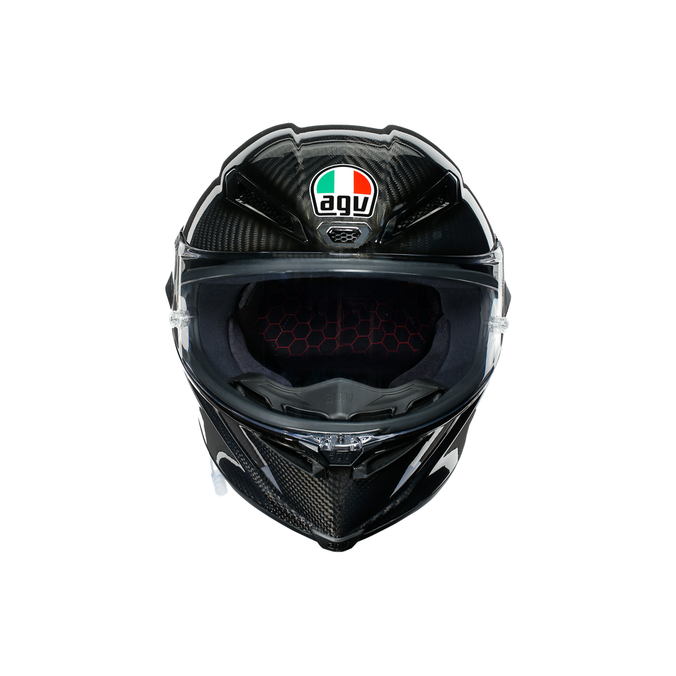 PISTA GP RR MONO GLOSSY CARBON - MOTORBIKE FULL FACE HELMET E2206 DOT