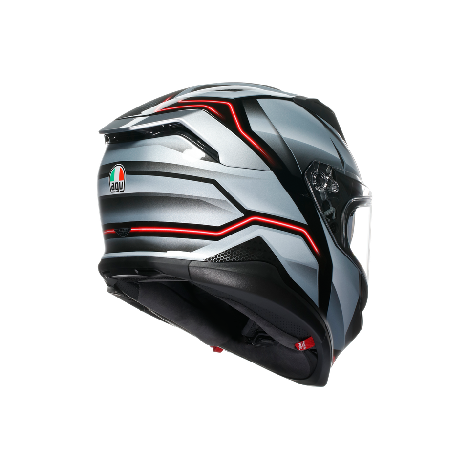 K7 AGV E2206 MPLK - JAEGER BLACK/SILVER